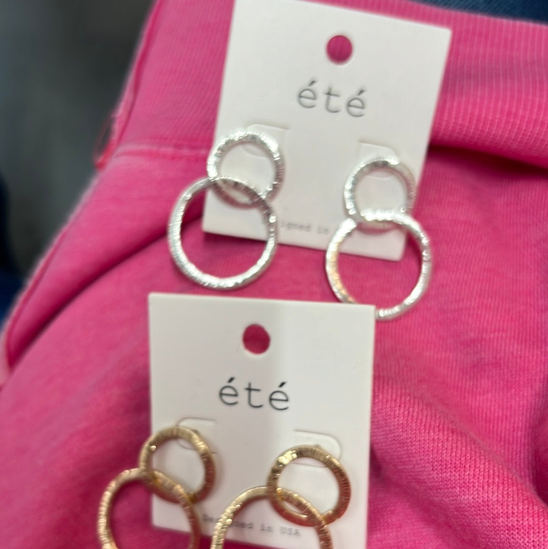 Double Ring Earrings