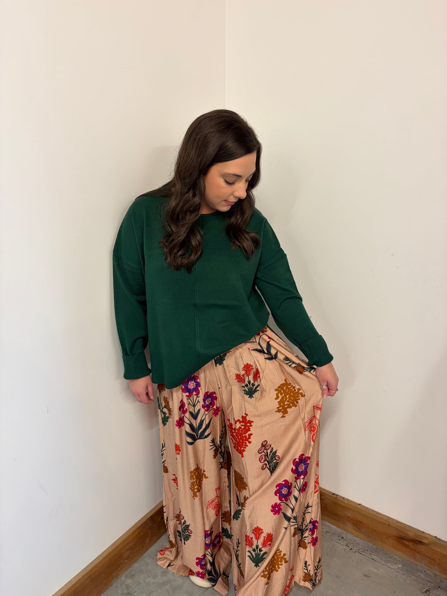 Kacie floral pants