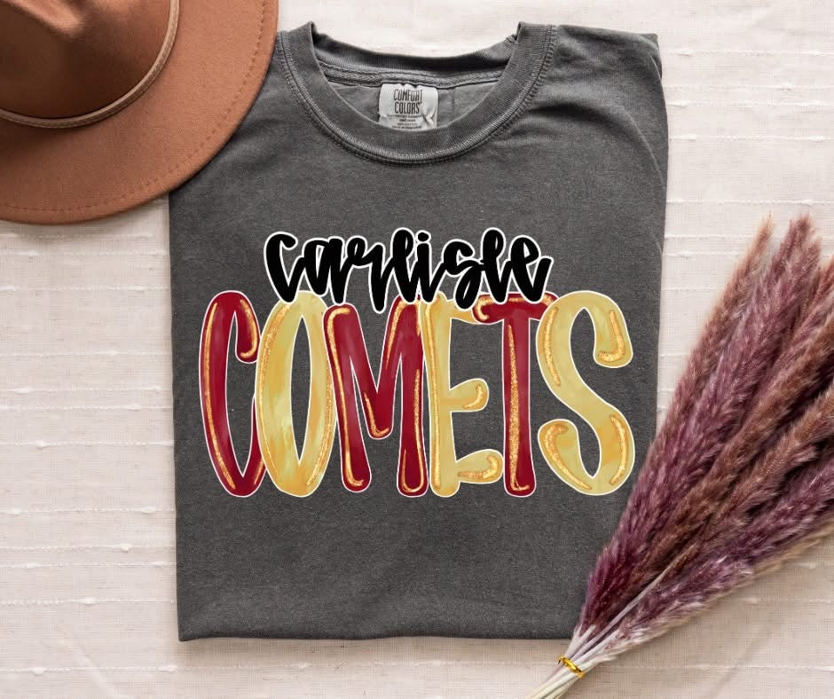 Glitter Pop Font Mascot Tee