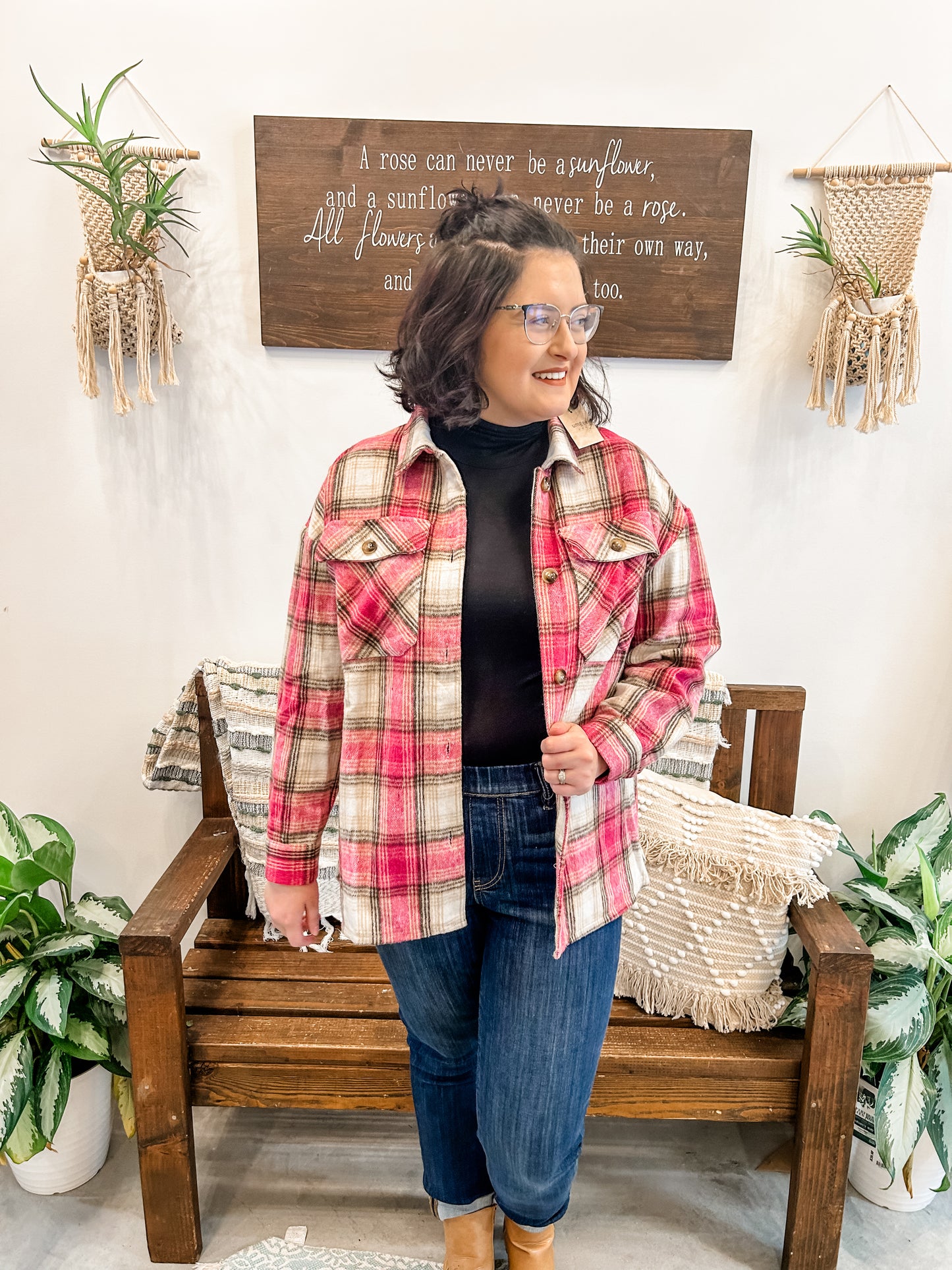 Barbie Plaid Shacket