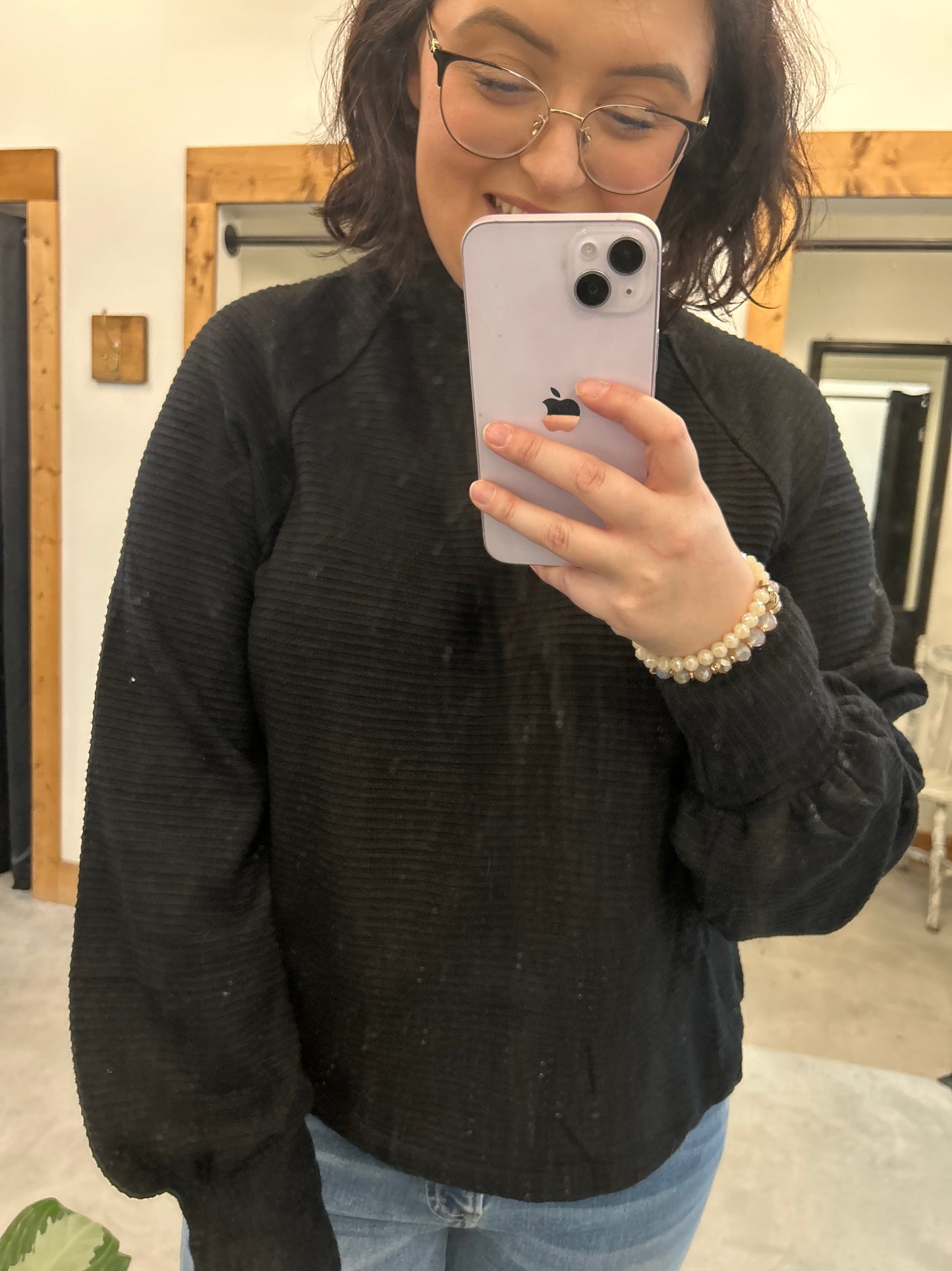Keep It Classy Sweater - Black