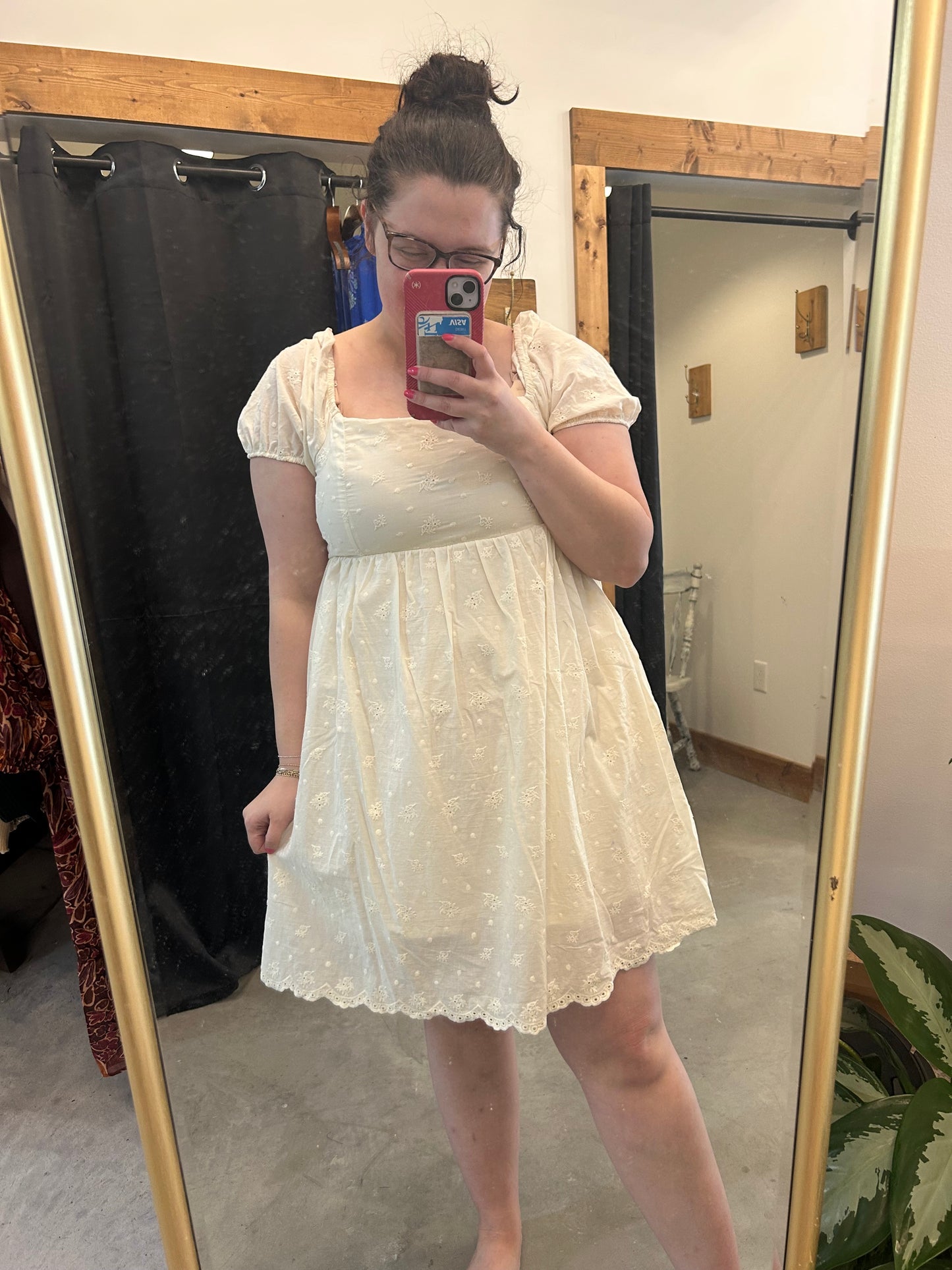 All in Fun Eyelet Dress