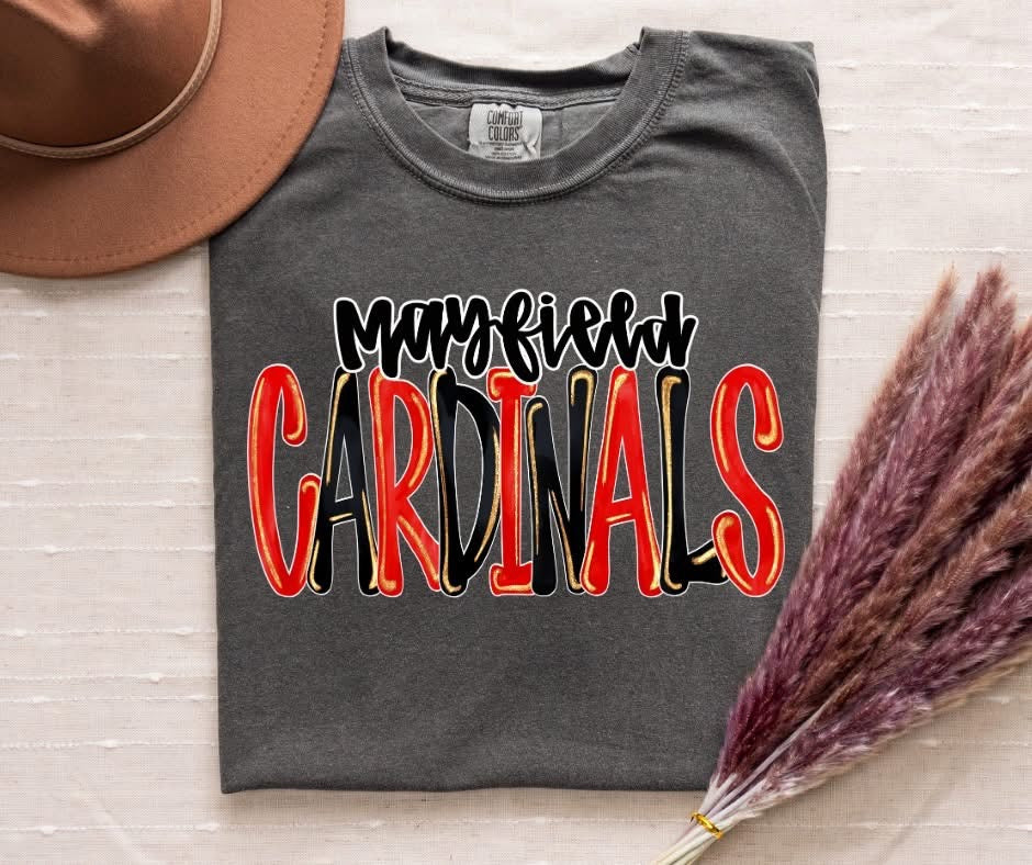 Glitter Pop Font Mascot Tee