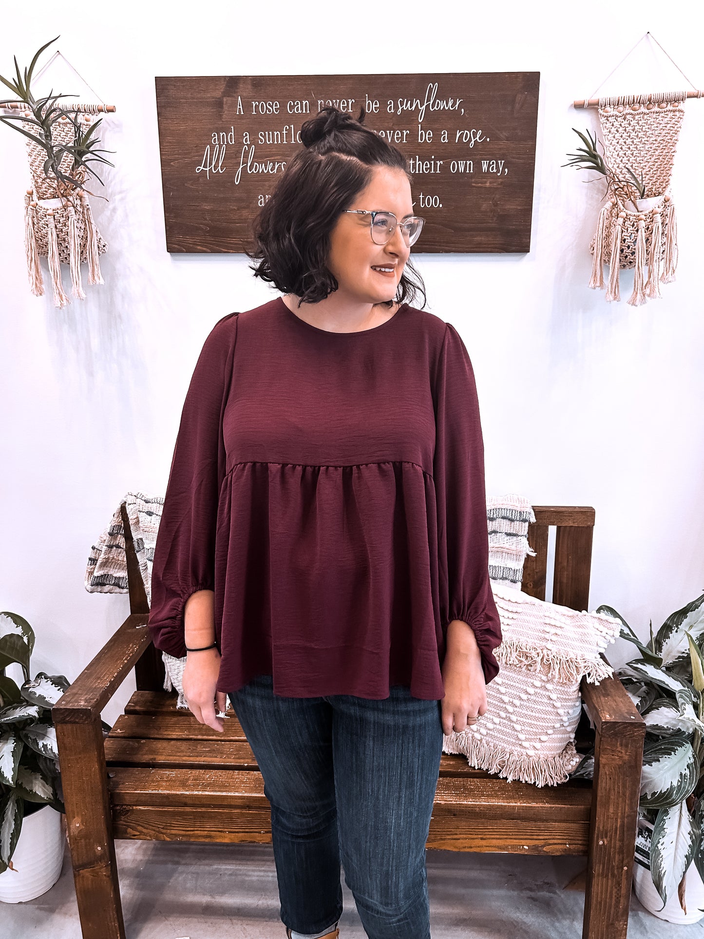 Perfectly Plum Blouse