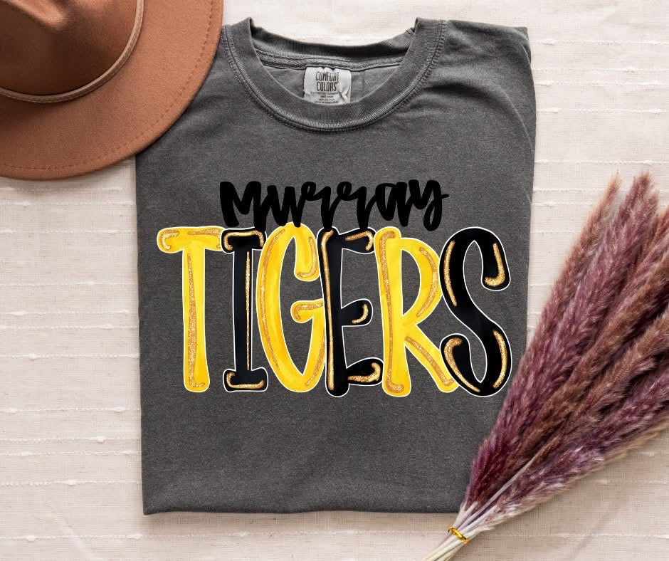 Glitter Pop Font Mascot Tee
