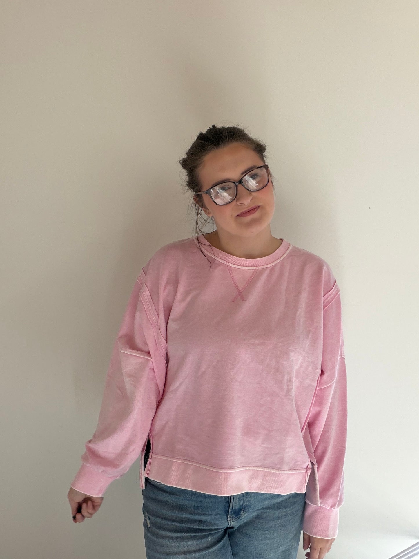 Poppy Pink Pullover