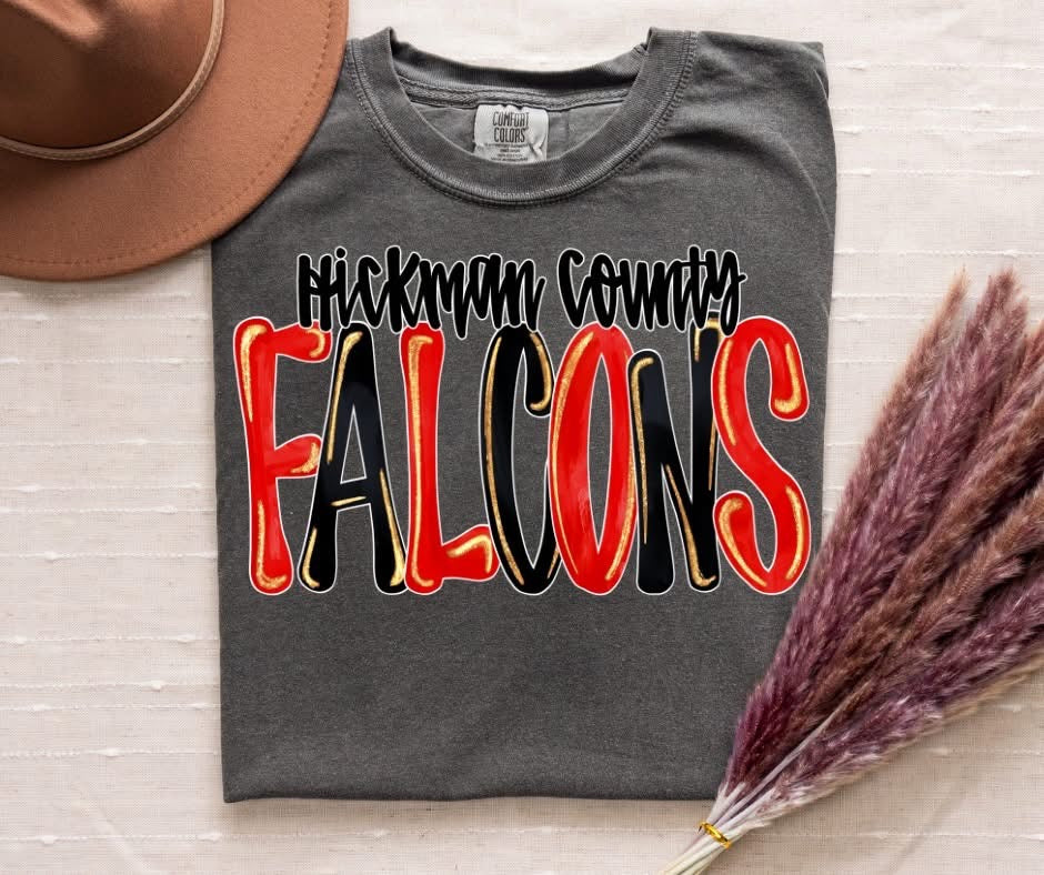 Glitter Pop Font Mascot Tee