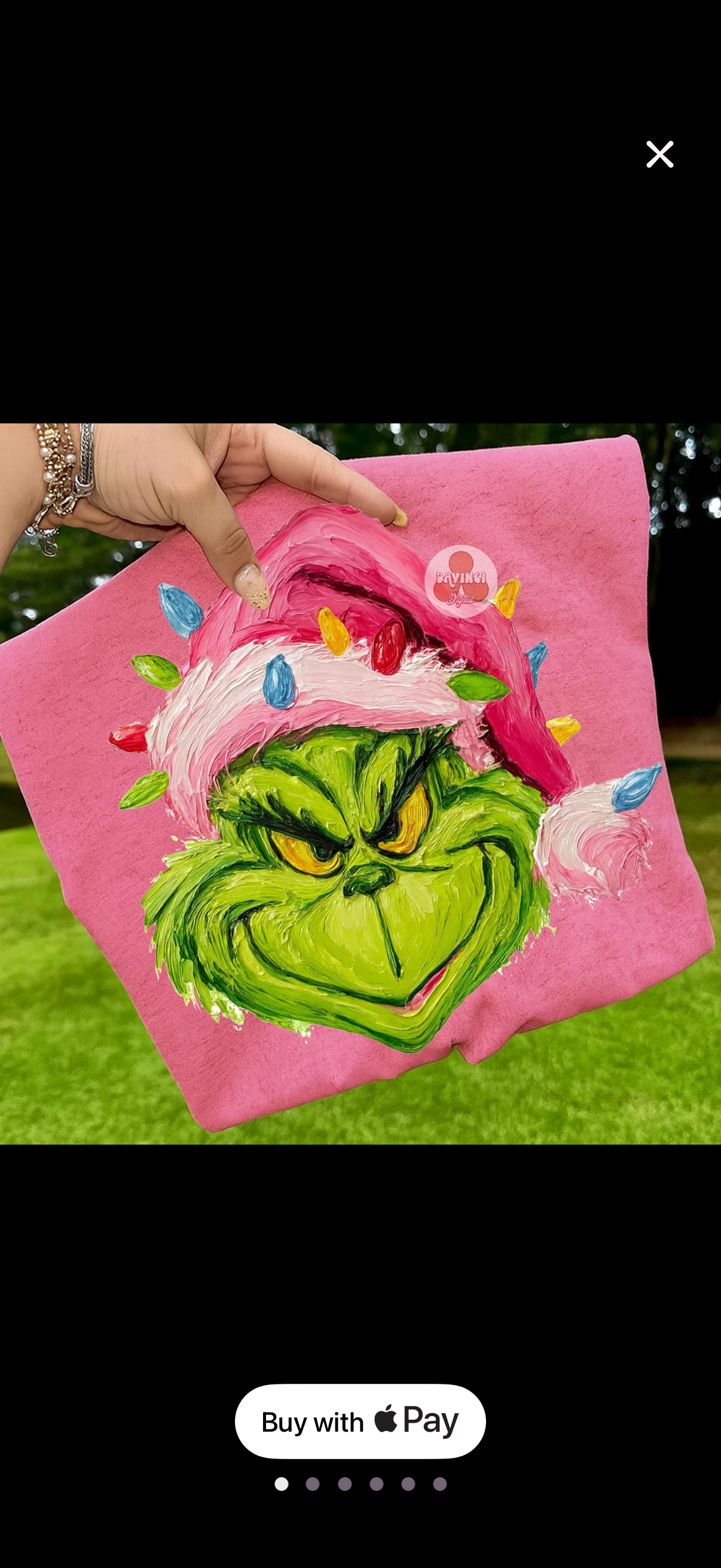 Hand Painted Green Guy Tee