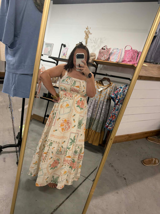Sunset Palms Maxi Dress
