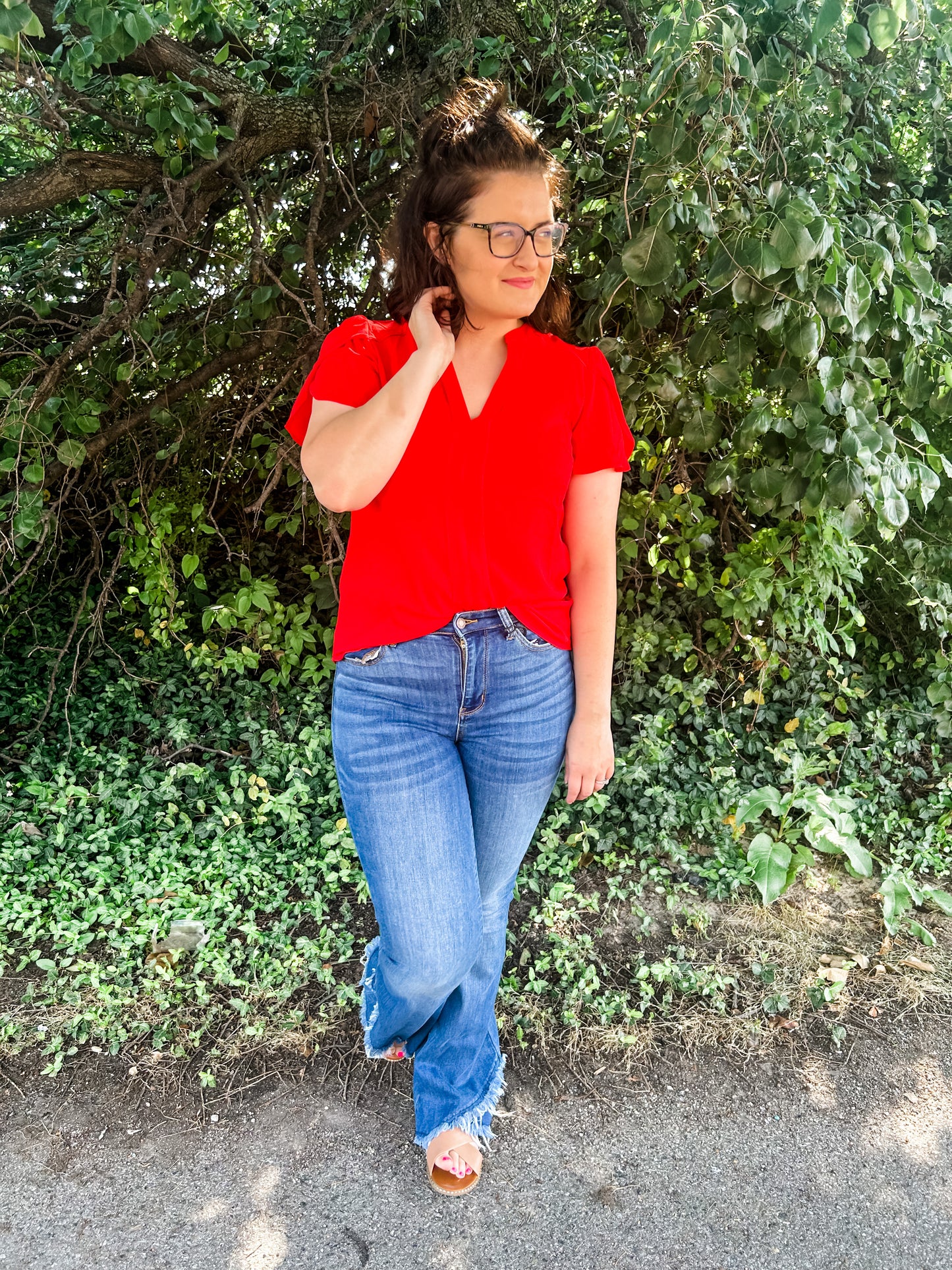 Sadie Tulip Sleeve Top