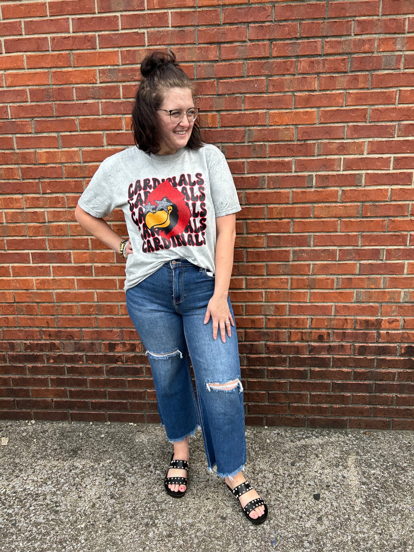 The 90s Called Wide Leg Cropped Denim