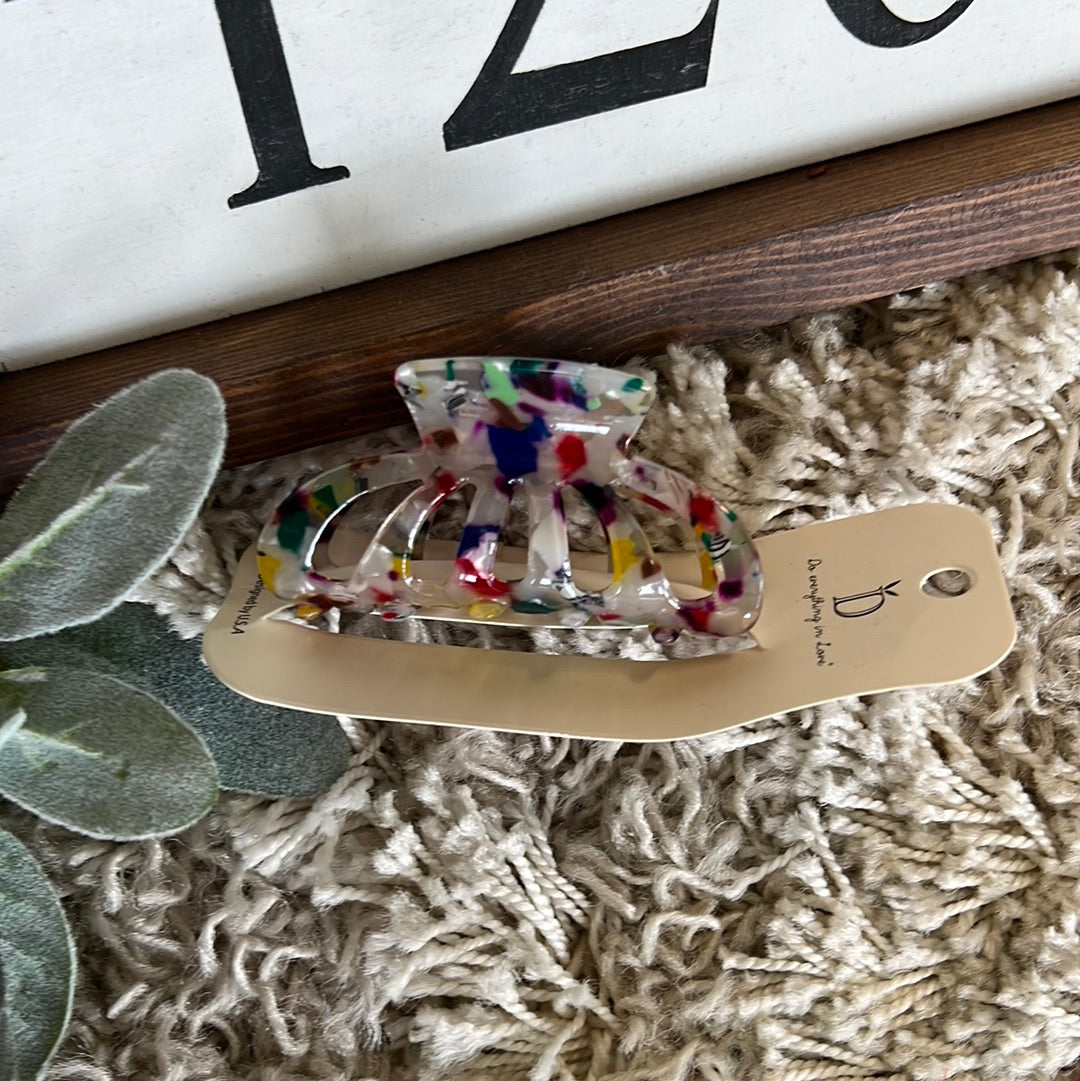 Fashion Printed Claw Clips