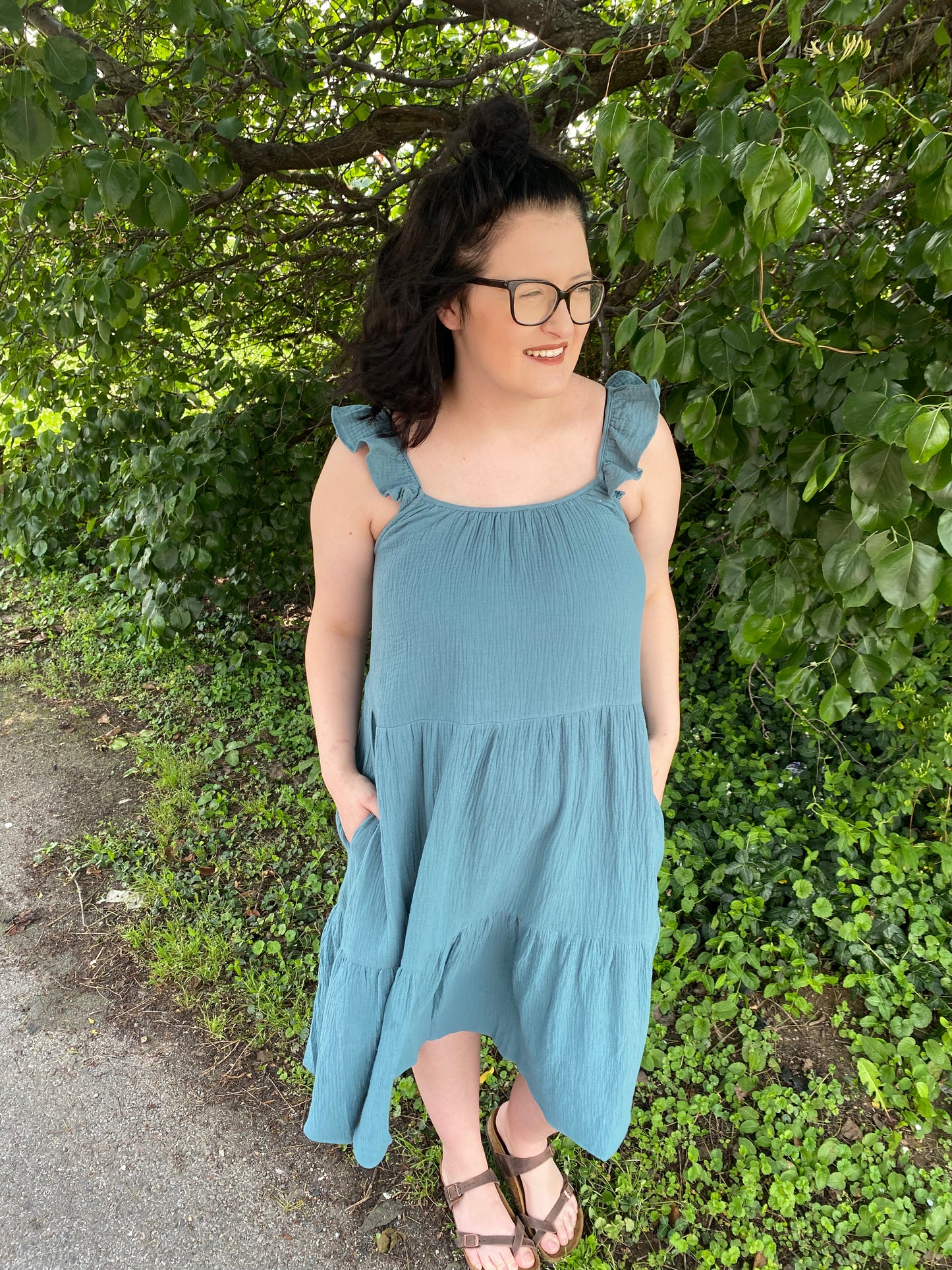 Traveling Countryside Tiered Dress