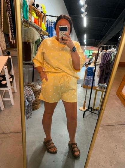 Sunny Side Polka Dot Set