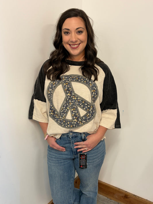 Patchwork Peace Top