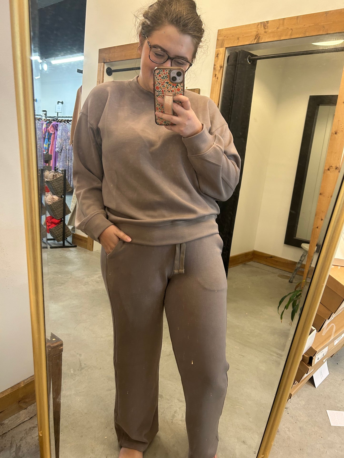 Lulu Set - Straight Leg Lounge Pants