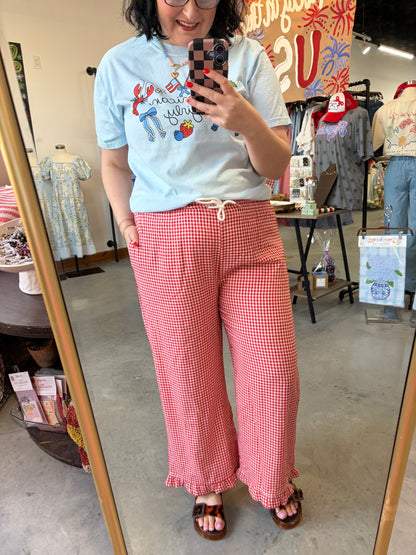 Cherry Picnic Pants