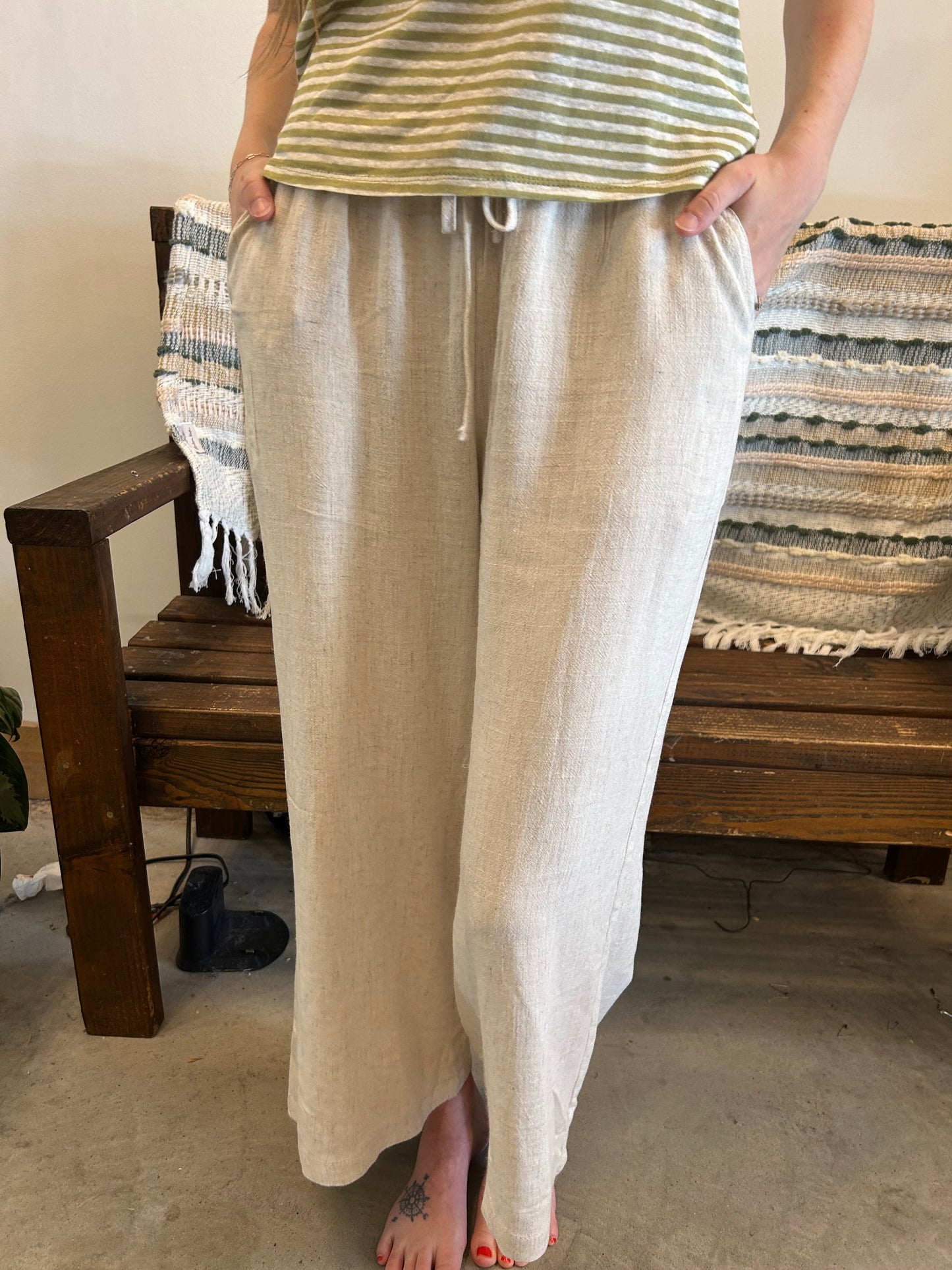 Beach Day Linen Pants