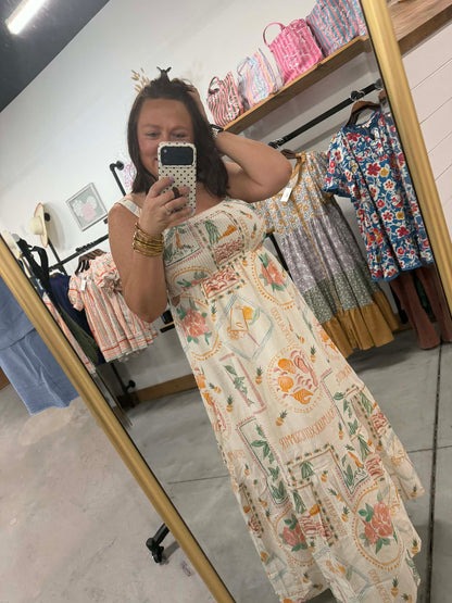 Sunset Palms Maxi Dress
