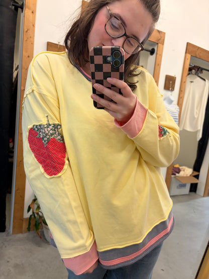 Strawberry Banana Pullover