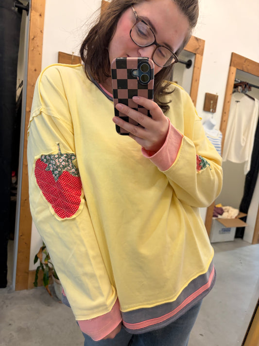 Strawberry Banana Pullover