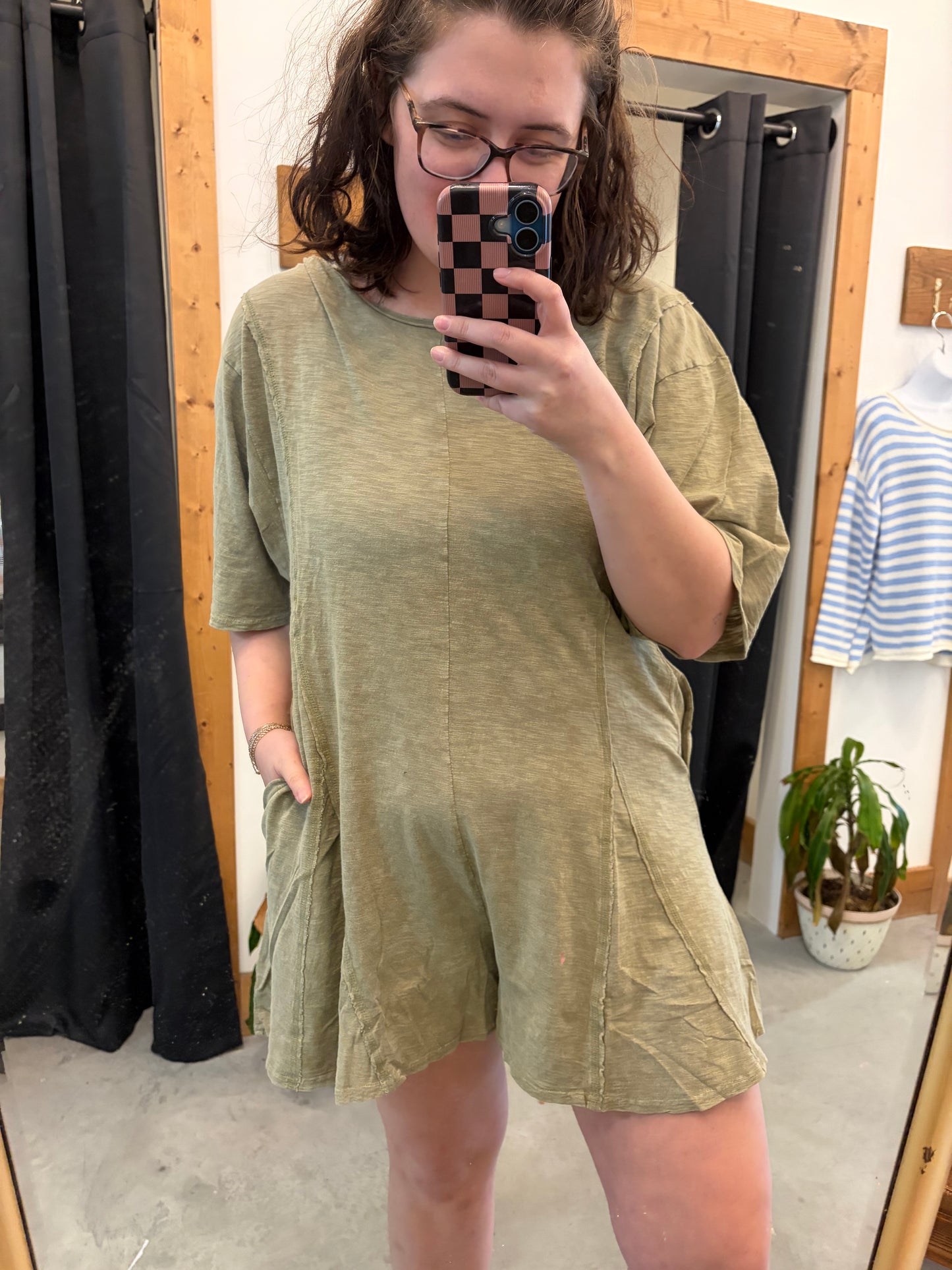 Sage Summer Romper