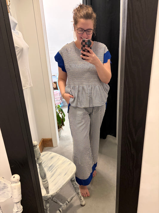 Ocean Blue Pants