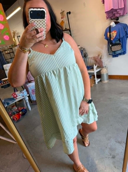 Green Bow Sundress