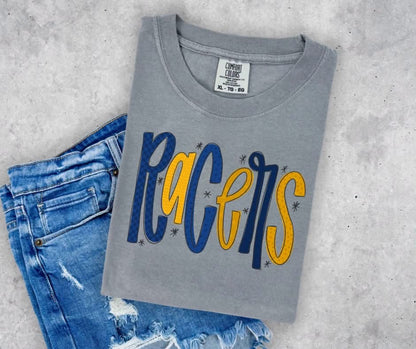 Mascot Funky Font Tee