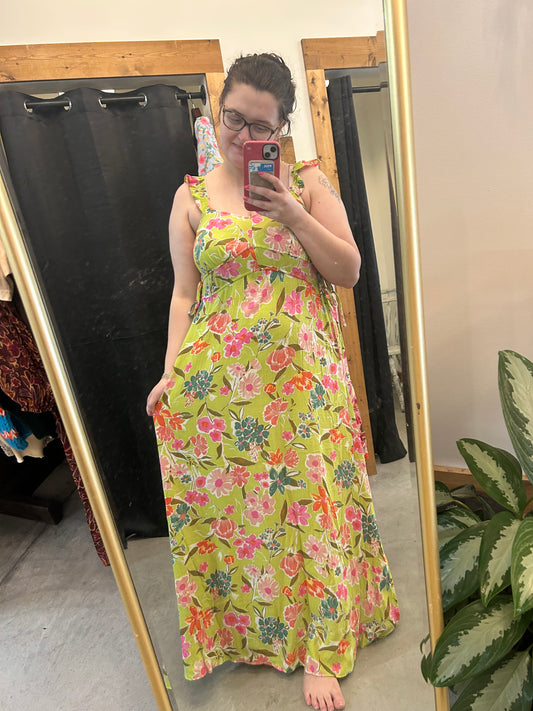 Limeade Florals Dress