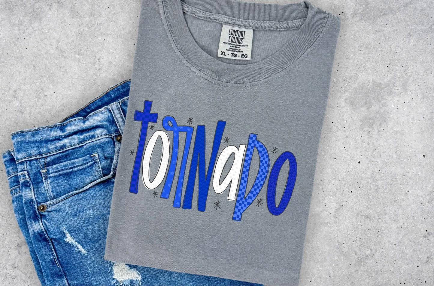 Mascot Funky Font Tee