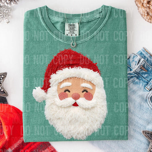Faux Yarn Santa Tee