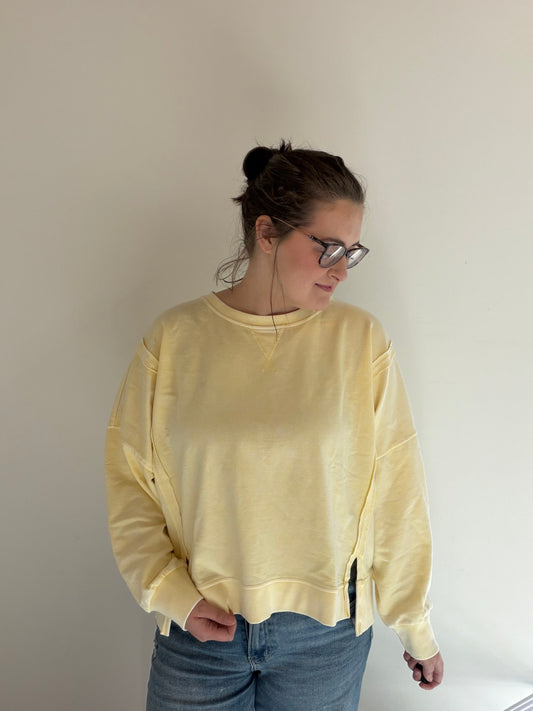 Butter Yellow Pullover