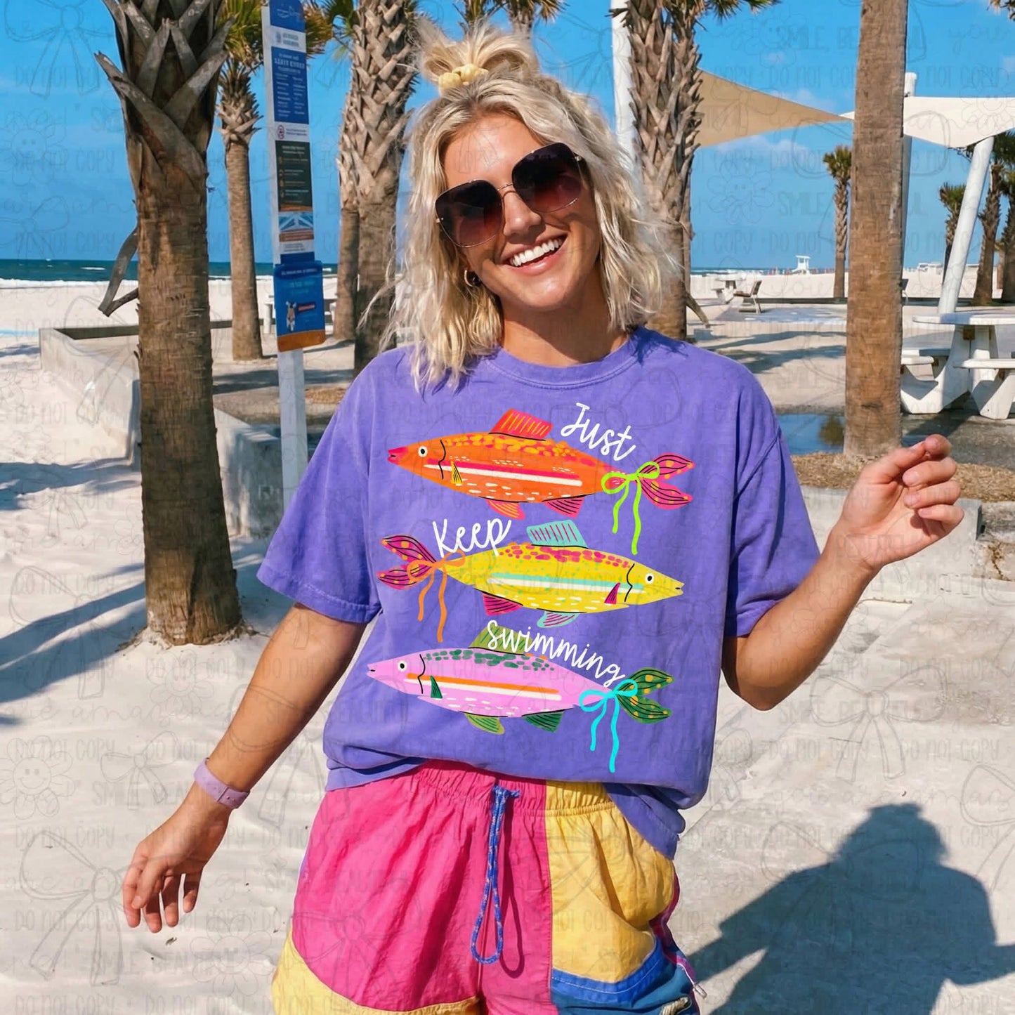 Just Keep Swimming Tee