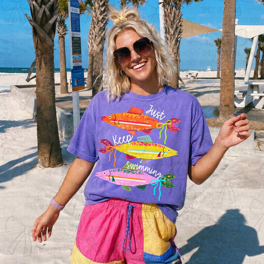 Just Keep Swimming Tee