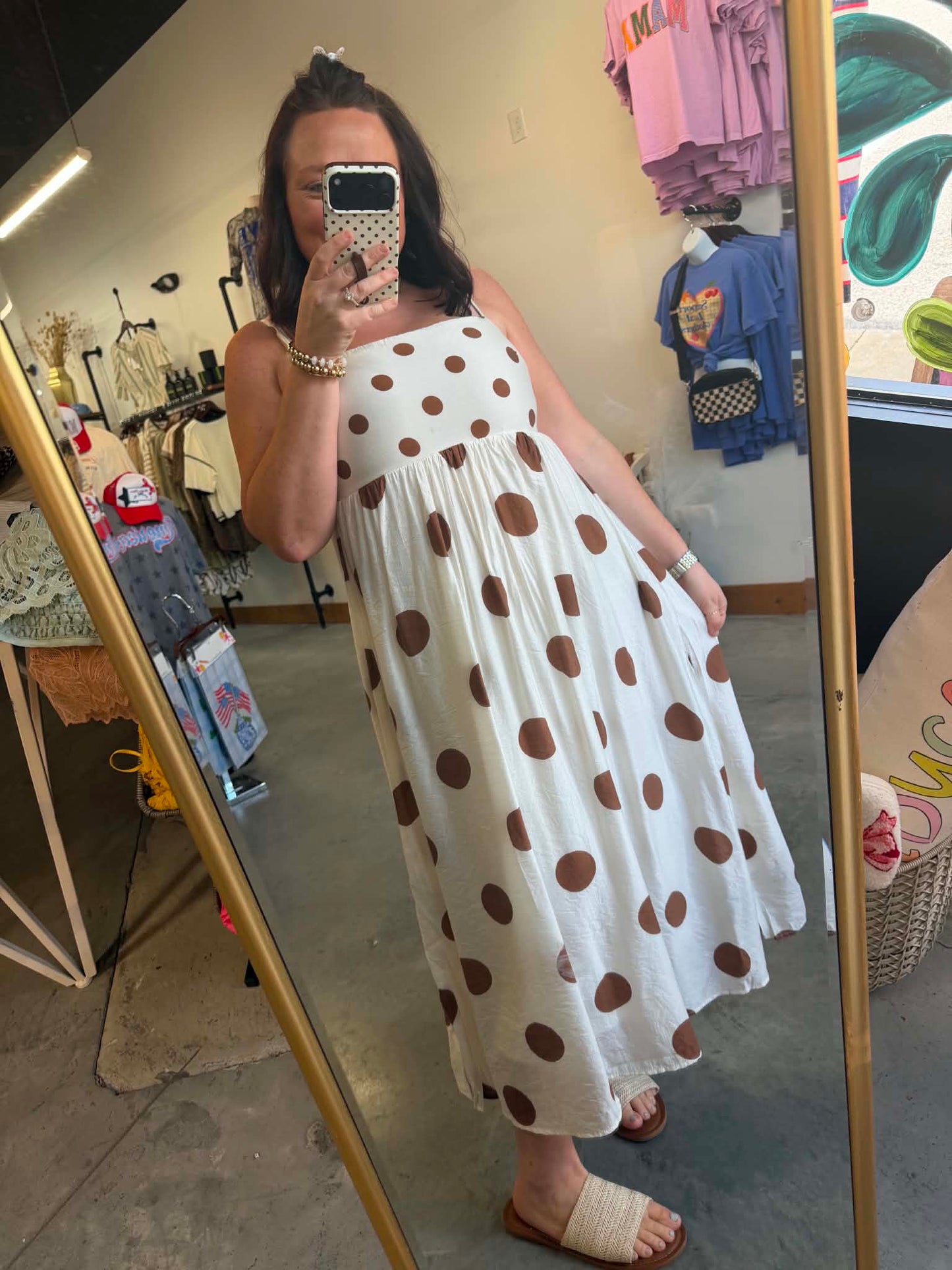 Polka Dot Maxi
