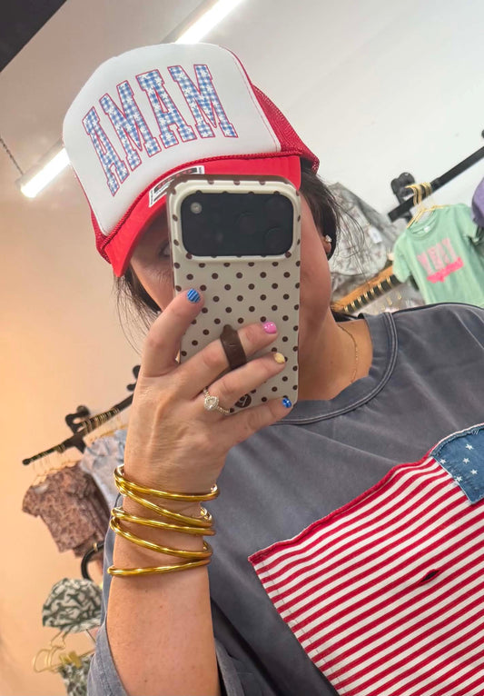 MAMA Red Trucker Hat