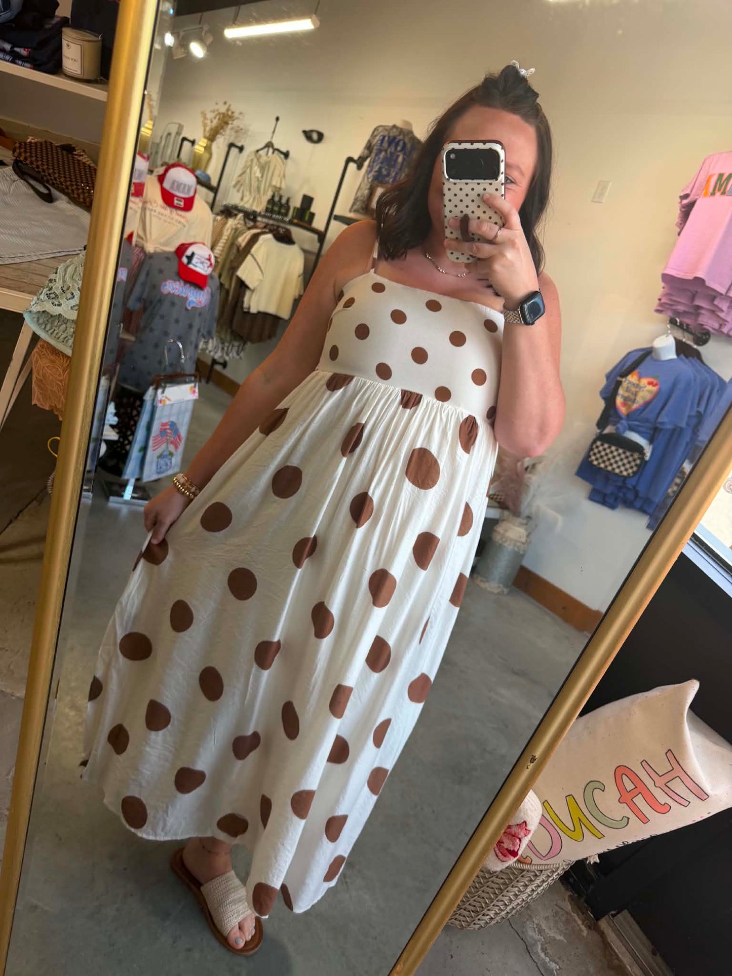 Polka Dot Maxi