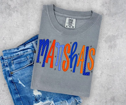 Mascot Funky Font Tee