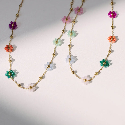 Flower Child Beaded Necklace