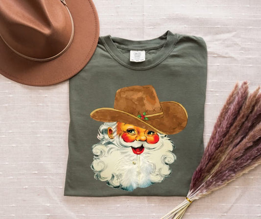 Cowboy Santa Tee