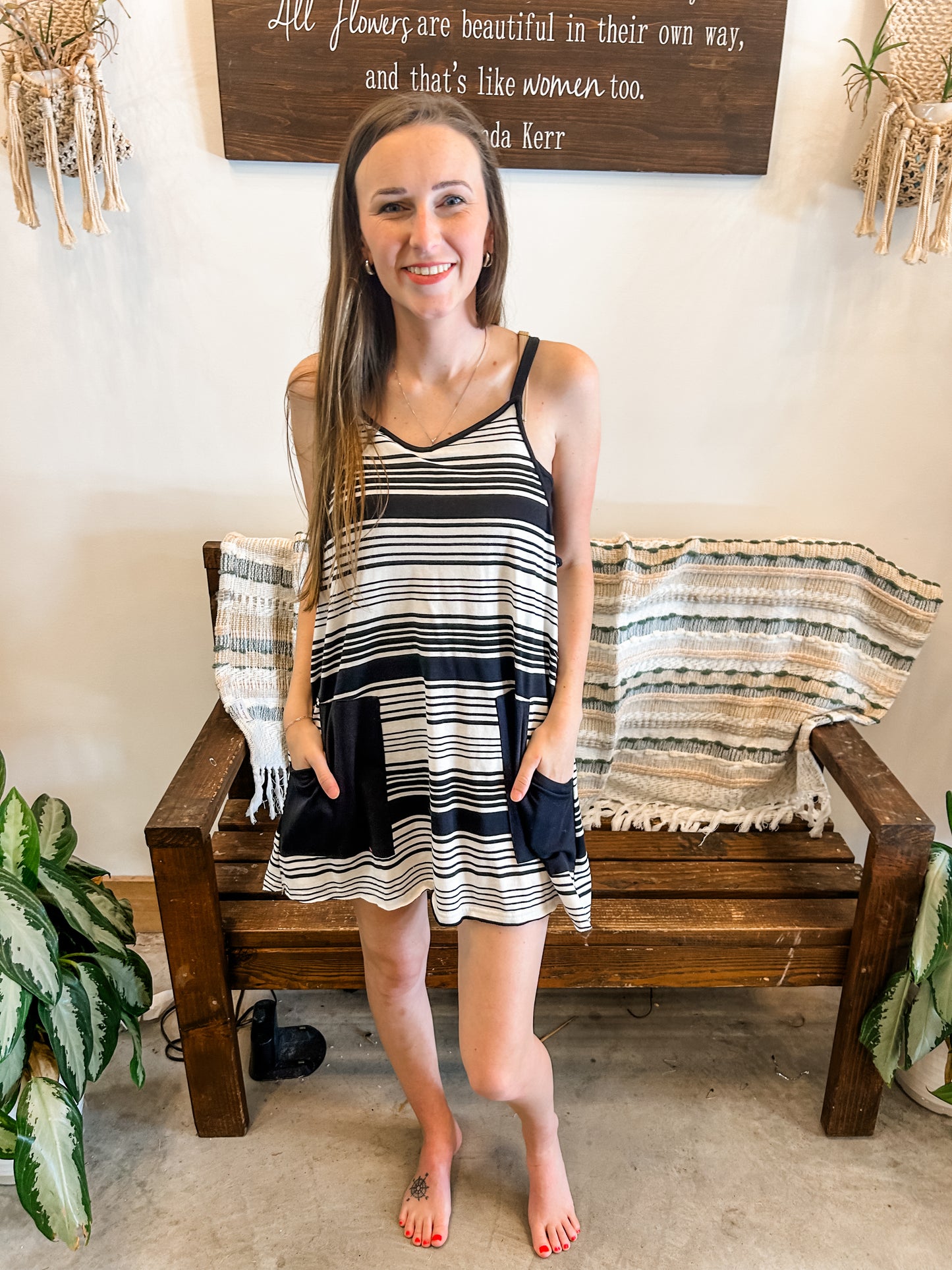 Striped Skort Dress