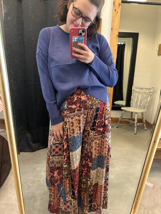 Boho Floral Pants