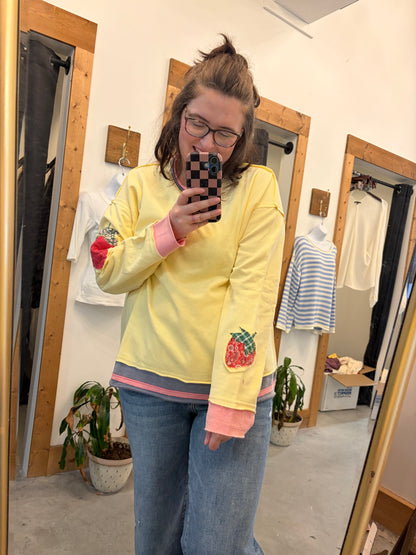 Strawberry Banana Pullover