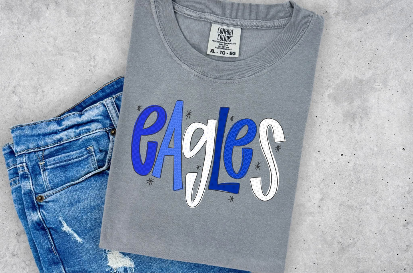 Mascot Funky Font Tee