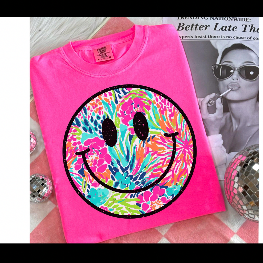 Bright Smiley Face Tee