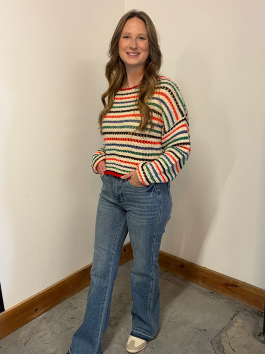 Funky Striped Sweater