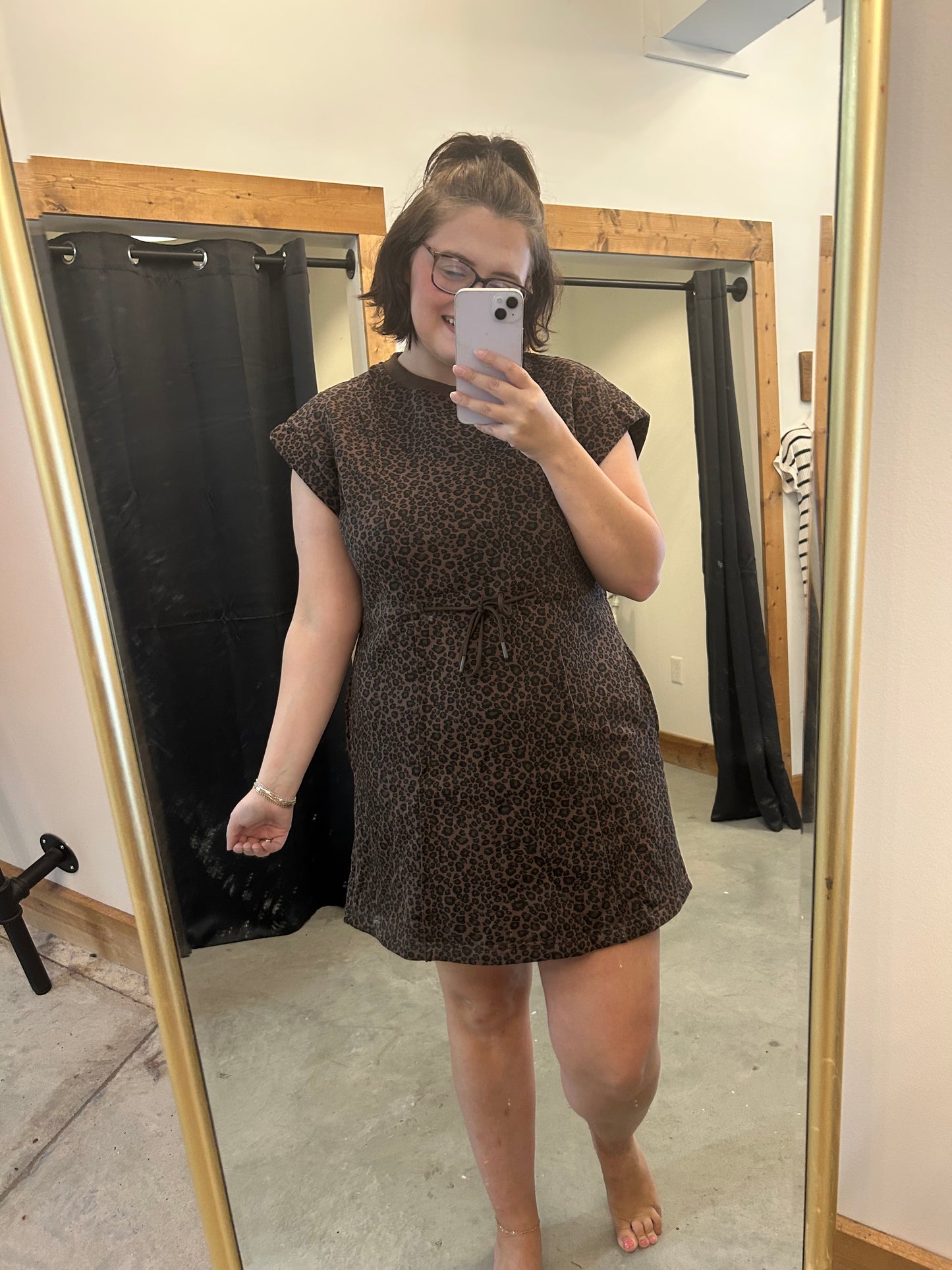 Catch Ya Later leopard dress