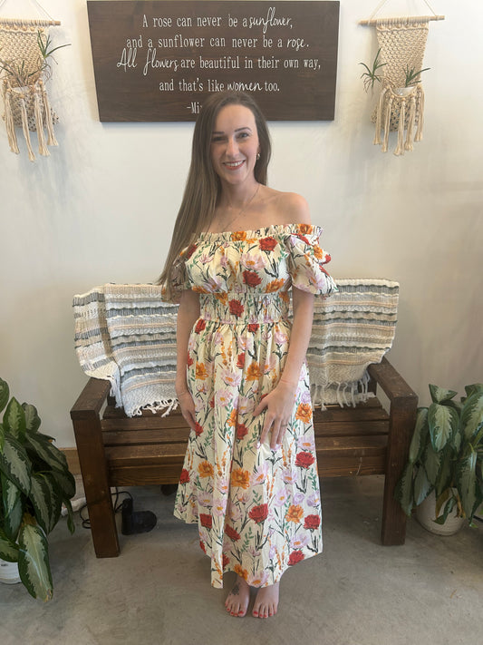 Brighter Days Floral Dress