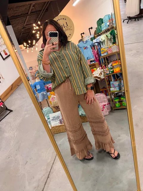 Mocha Wide Leg Pant
